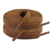47" Solid Color Flat Shoelaces for 5-6 Eyelet Rows Sneakers Hiking Boots Running Shoes(Brown) view 1