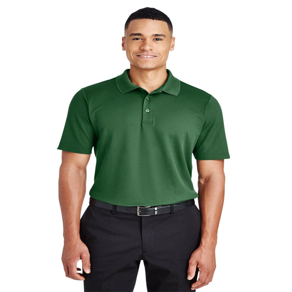 Devon & Jones CrownLux Performance Men's Plaited Polo 4XL FOREST