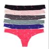 12 pieces Lowrise Seamless No Show No Line Laser Cut Thong panty S/M/L/XL (XL X-LARGE, Style # 2018) view 1