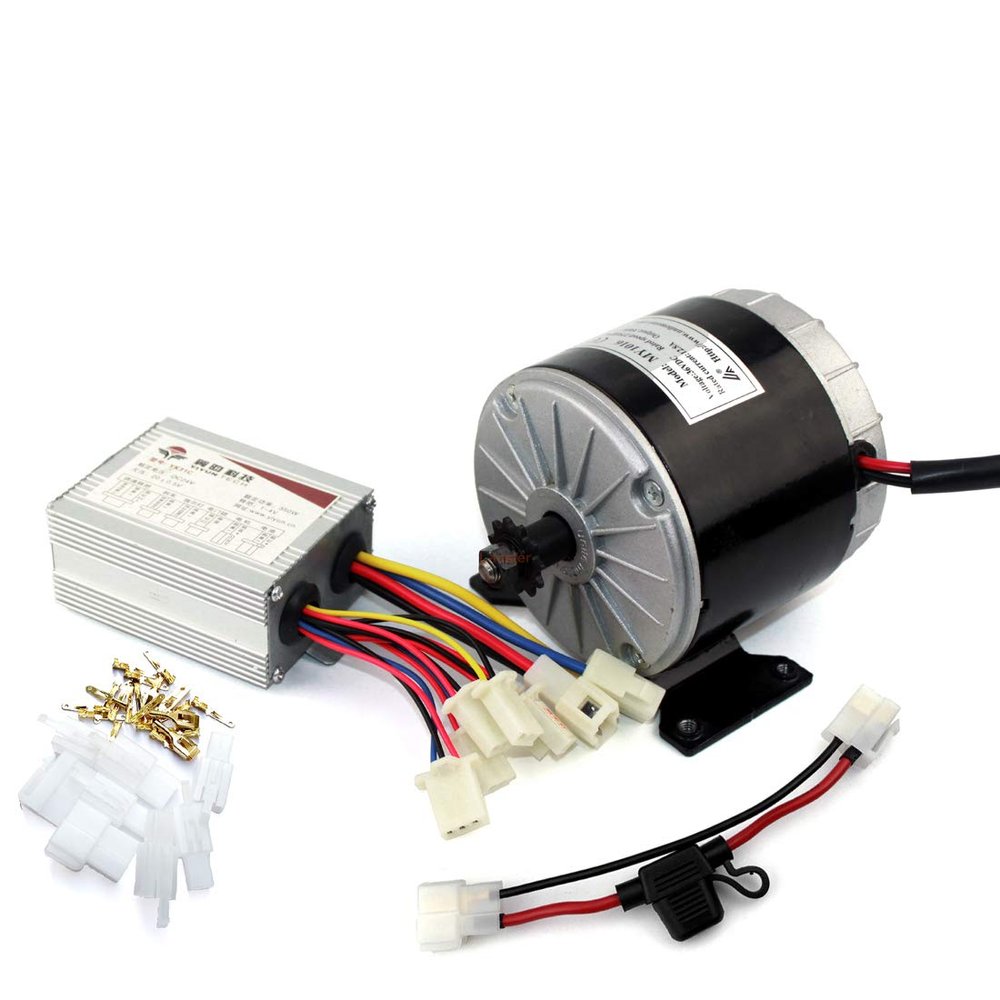 24V36V 350W Unitemotor MY1016 with Yiyun Controller High Speed Brushed DC Motor with A 350W Bike Controller (36V)