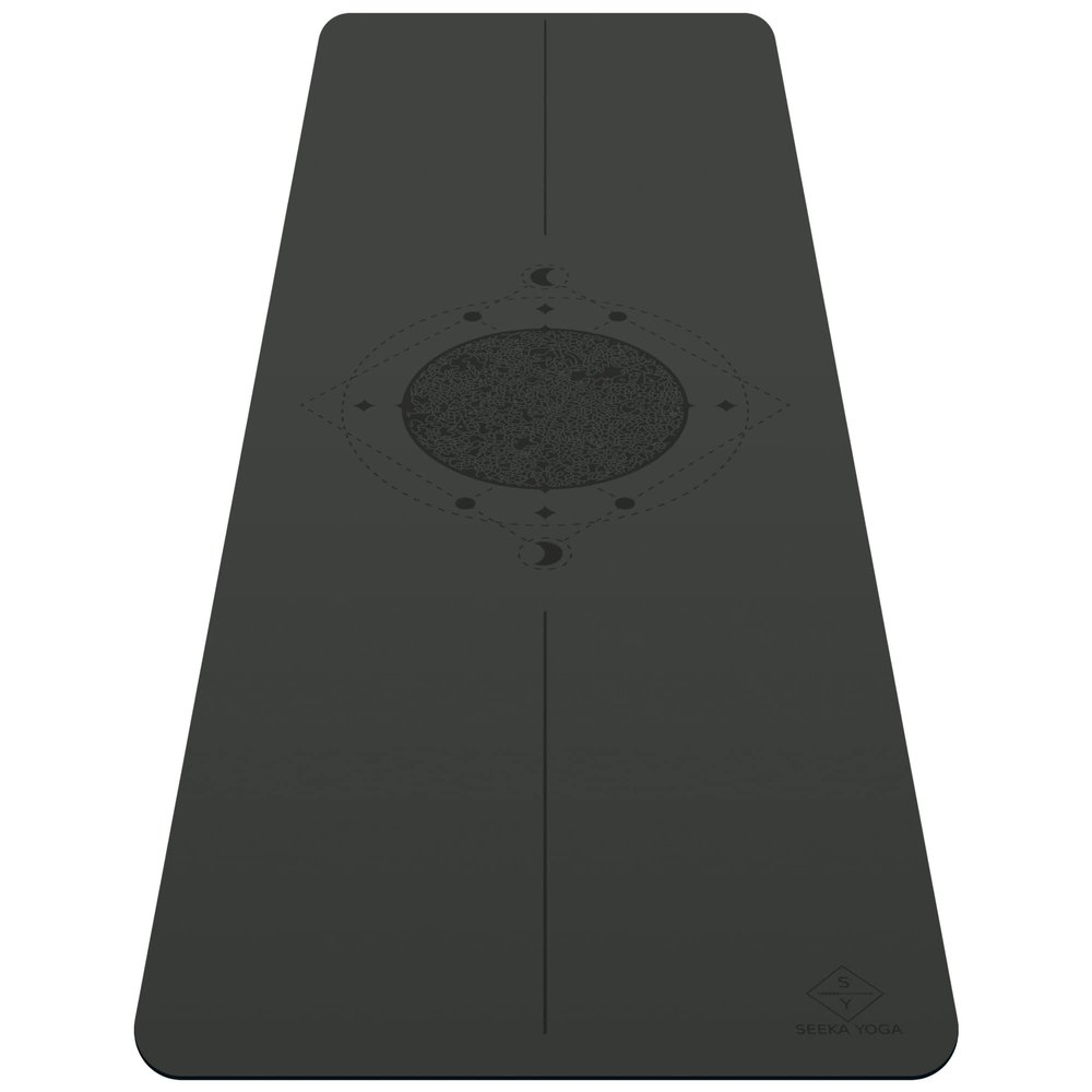Grippiest Mat - Wet or Dry - Body Alignment. Plants A Tree. Natural Rubber Bottom.Extra Long and Wide for Comfort. Suitable Also for Hot Yoga. (72" x 24" x 4.5mm) Home Workout Mat. Non-slip.