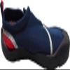 NORTY - Young Mens Skeletoe Aqua Water Shoe, Navy, Red 40309-8D(M) US view 3