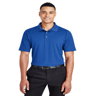 Devon & Jones Mens Men's Tall CrownLux Performance Plaited Polo - (DG20T) True Royal Large Tall