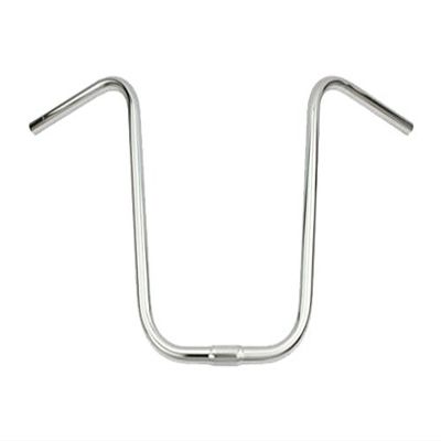 Alta Bicycle U Style 25.4mm Handle Bars, Multiple Sizes and Colors. (Chrome, 15")