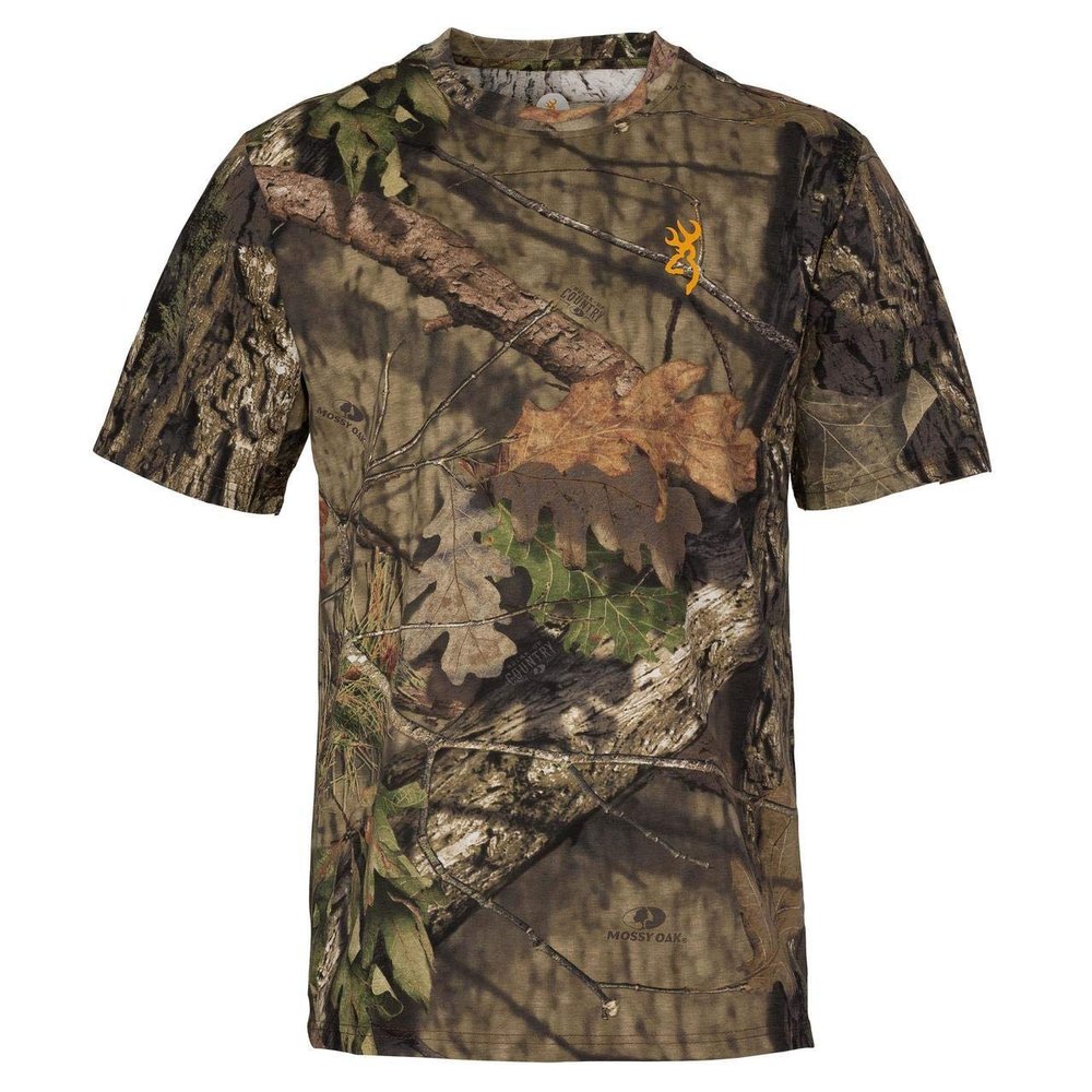 Browning Wasatch-CB Short Sleeve T-Shirt, Mossy Oak Break-Up Country, X-Large