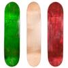Cal 7 Blank Maple Skateboard Decks (Green, Natural, Red, 7.75 inch) view 1
