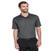 Devon & Jones CrownLux Performance Men's Plaited Polo L GRAPHITE view 1