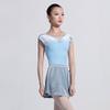 Baiwu Dance 117142207 Velvet Ballet Dance Leotards Comfortable Dance Leotards (M, Ice Blue) view 3