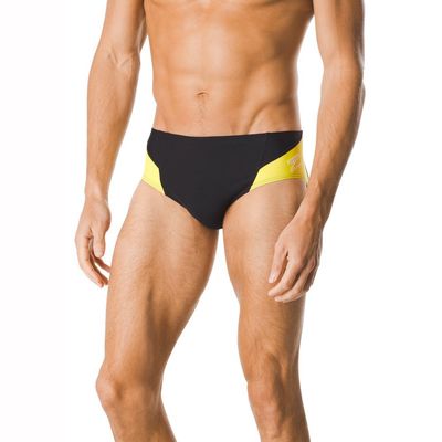 Speedo Men's Swimsuit Brief Endurance+ Splice Team Colors