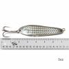 Fish WOW! 5oz 7oz 9oz Fishing Spoon with a Treble Hook Fish Jig Bait Lures - Silver Tape view 2