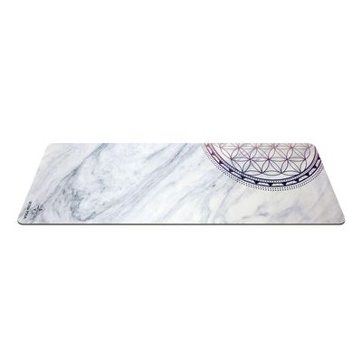 2 in 1 Mat + Towel Combo Yoga Mat -SEEKA YOGA Natural Rubber Bottom. Wet Grip. PLANTS A TREE. Extra Long and Wide for Comfort. Suitable for Hot Yoga, Power, Bikram, Ashtanga, Sweat.