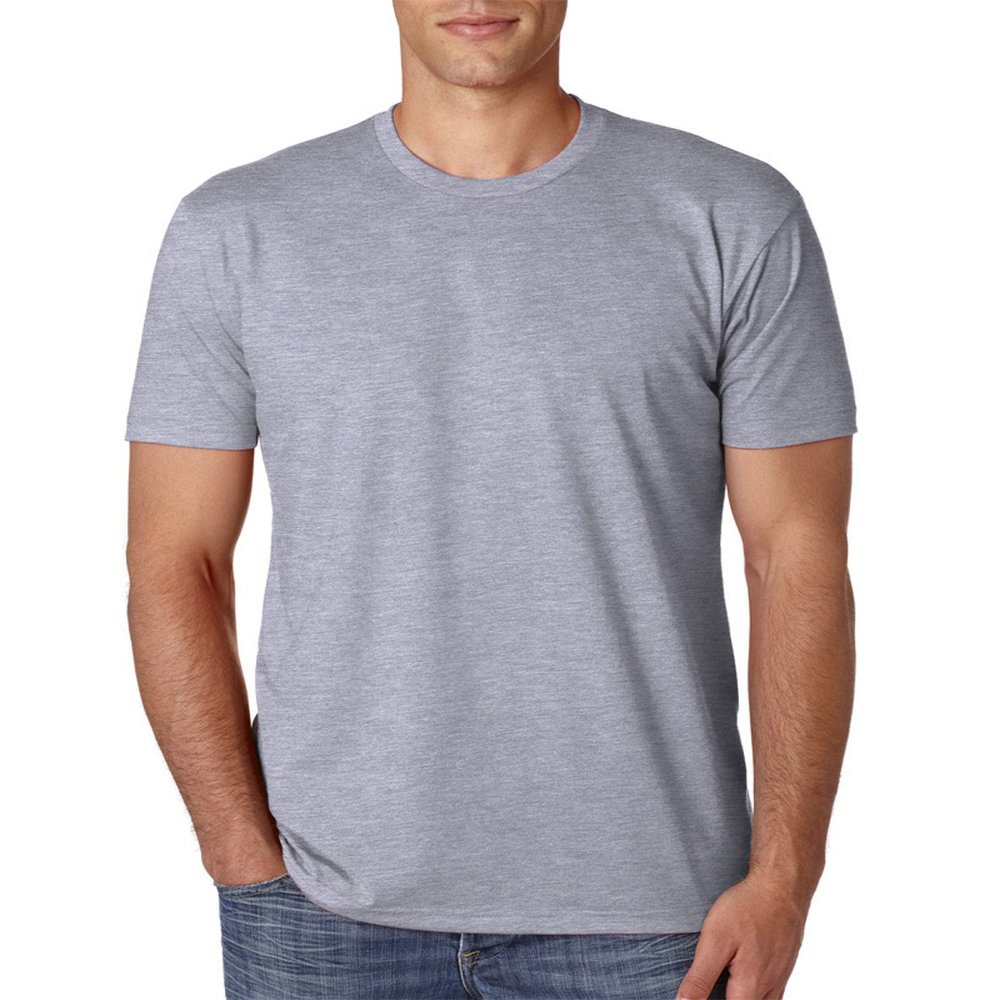 Next Level N6210 T-Shirt, Black + Dark Heather Gray (2 Pack), XX-Large