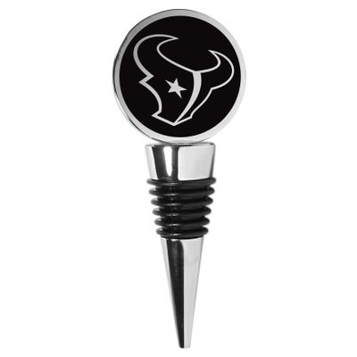 Siskiyou NFL Houston Texans Wine Stopper , Black