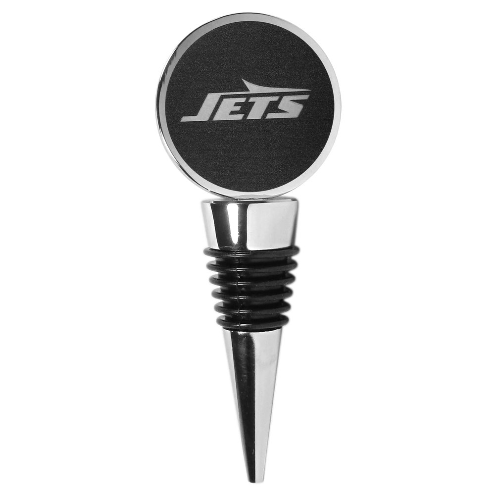 Siskiyou NFL New York Jets Wine Stopper, Black
