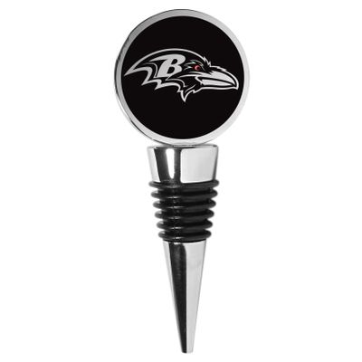 Siskiyou NFL Baltimore Ravens Wine Stopper , Black