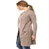 Cielo Women's Long Sleeve Sweater Duster Cardigan Camel L view 2
