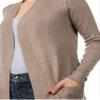Cielo Women's Long Sleeve Sweater Duster Cardigan Camel L view 4