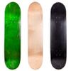 Cal 7 Blank Maple Skateboard Decks (Green, Natural, Black, 7.75 inch) view 1