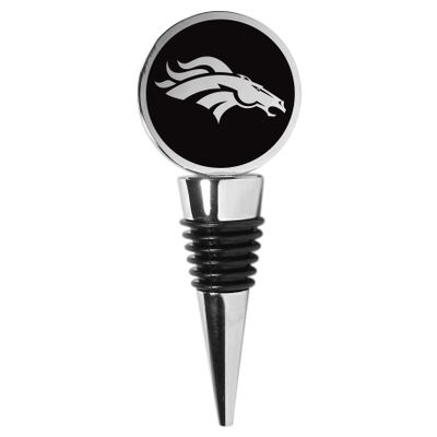 Siskiyou Sports NFL Denver Broncos Wine Stopper, Black