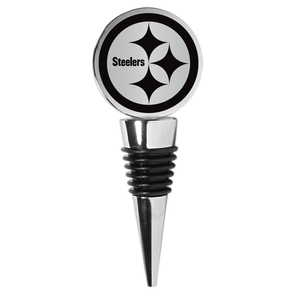 Siskiyou NFL Pittsburgh Steelers Wine Stopper , Black