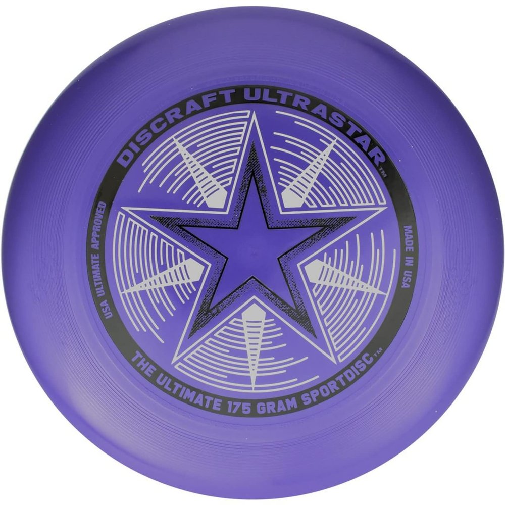 Discraft Ultrastar Sportdisc 175g Stock Ultimate Frisbee Sport Flying Disc Purple Pearl