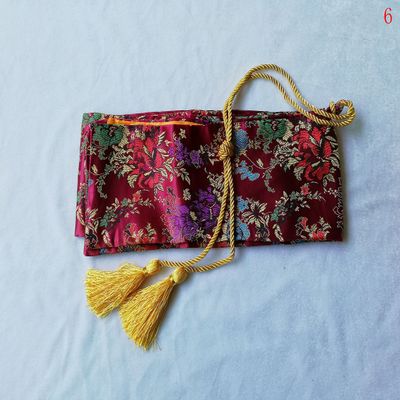 yubo Very beautiful silk samurai sword sword bag made in China (Red, j6, 53.14in)