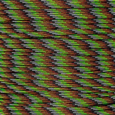 Paracord Planet 550 LB Type III 7 Strand 4mm Tactical Cord with Choices of 10, 20, 25, 50, 100, Feet Hanks or 250 & 1000 Foot Spools with 3/8 Inch Black Buckles  Over 300 Colors to Choose from