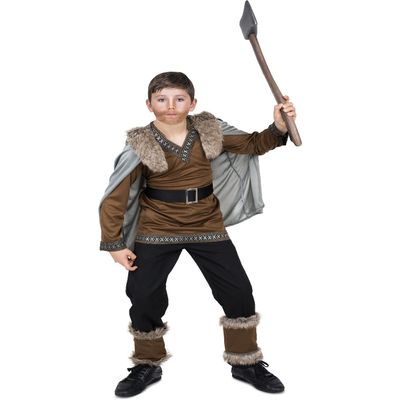 Barbarian Boy Costume (Small) Brown