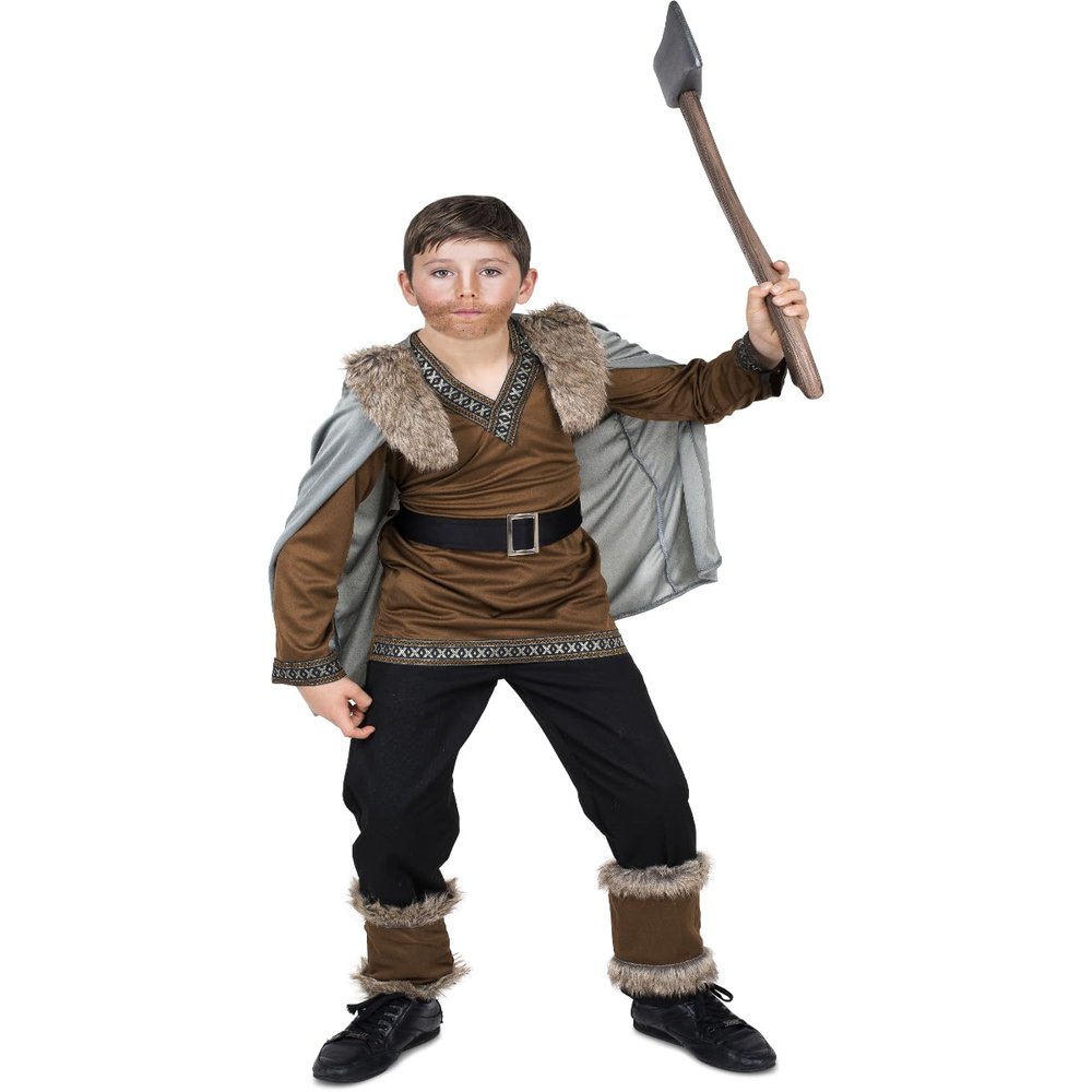 Barbarian Boy Costume (Small) Brown