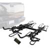 Stromberg Carlson BC-204 Heavy Duty Platform Mount Bike Rack  Folding Hitch Carrier for 4 Bikes, Fits 2" Hitch Receiver, Durable Transport Solution, Compatible with Cars, SUVs, Truck and Trailer view 1