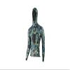 Tilos Camouflage 5.5oz Spearfishing UPF 50+ Rash Guard w/Hood  (Padded Green Camo, Small) view 1