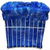 Bike Basket Liner Waterproof, Universal Fit for Most Bike Baskets, Stylish 2in1Tote, Bike Basket Cover, EBiKE Front Wire Or Wicker Bike Baskets Fits Up to 15x12x10 (Blue Jean Print) view 1