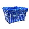Bike Basket Liner Waterproof, Universal Fit for Most Bike Baskets, Stylish 2in1Tote, Bike Basket Cover, EBiKE Front Wire Or Wicker Bike Baskets Fits Up to 15x12x10 (Blue Jean Print) view 2