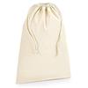 Westford Mill Premium Cotton Stuff Bag (S) (Black) view 3