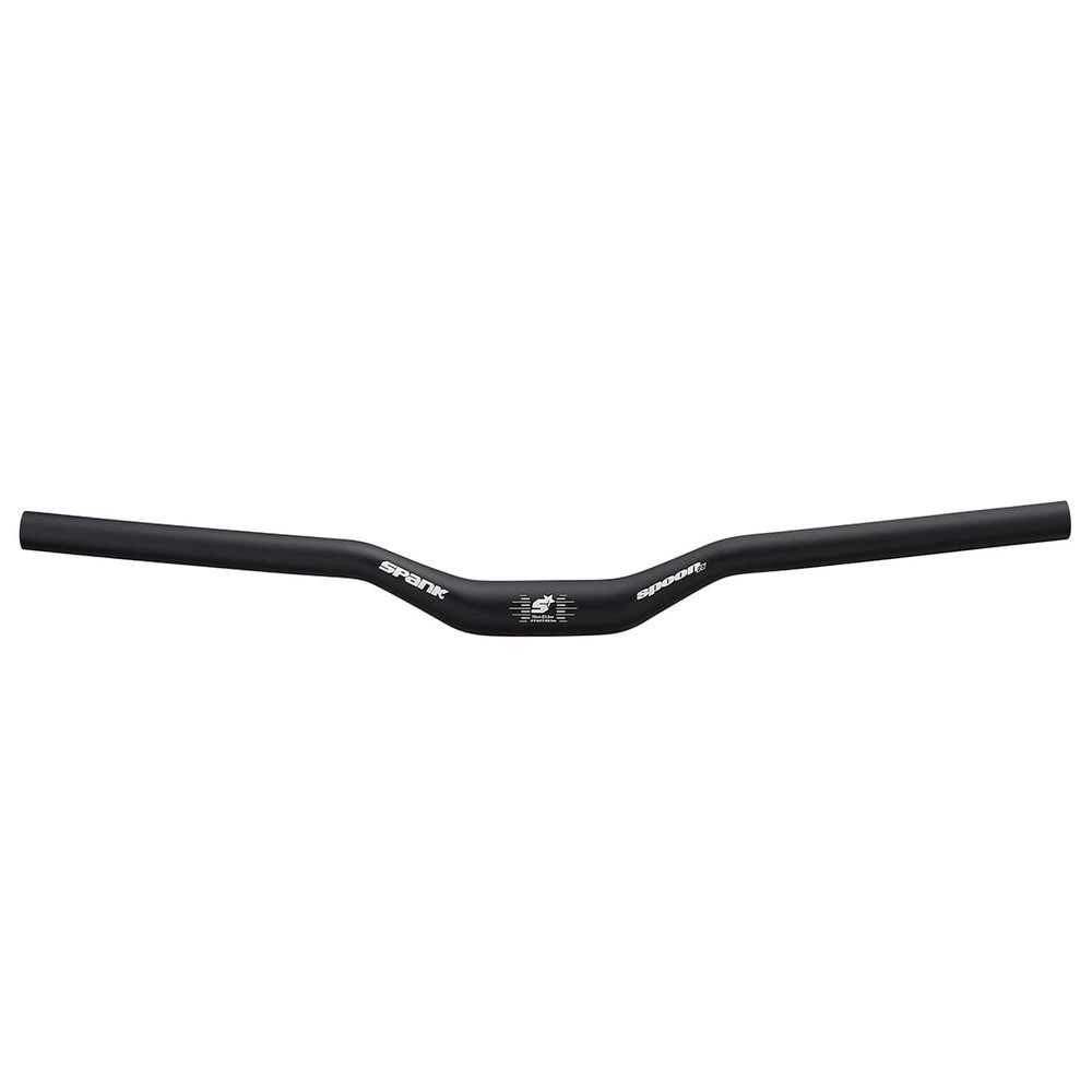 Spank Mountain Bike Handlebar, Spoon Bar, Aluminium Alloy, Black, Freeride Inspired Geometry Design, 25R