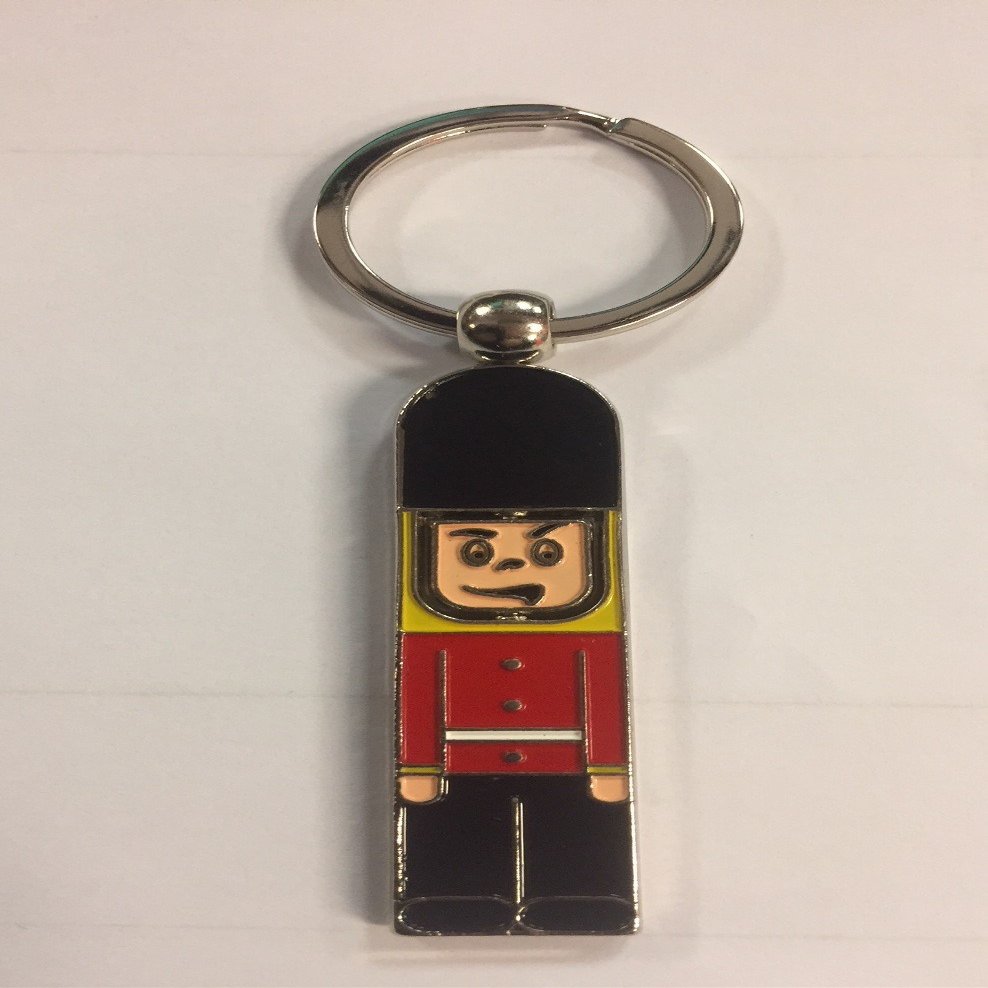 FANCYTHAT and SCIFI PLANET London Guardsman Metal Spinner Keyring