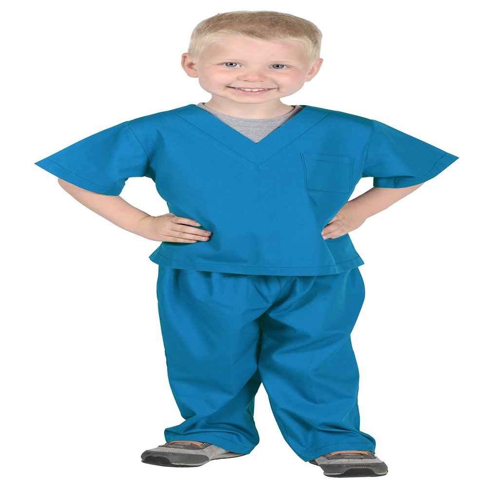 Aeromax DRA-46 Dr. Scrubs Costume Set, 4/6, Astor Blue