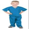 Aeromax DRA-46 Dr. Scrubs Costume Set, 4/6, Astor Blue view 1