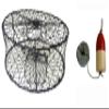 KUFA CT50 Sports Foldable Crab Trap with 14" Red/White Bullet Floats & 1/4" x100' Lead Core Sinking Line Combo (CT50+FQL103) view 1