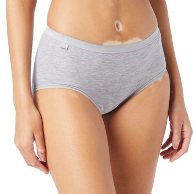 Sloggi Basic+ Knickers Midi Brief 95% Cotton Lightweight Underwear