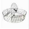KUFA Stainless Steel Round Crab Trap with sacrificial Anode Zinc & 5/16" x100' leaded Rope,11'' Red/White Float,Harness,Caliper,Bait Bag Combo (CT120+CAC3+ZIN1) view 2