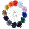 12PCS Flower Men's Lapel Pins Handmade Flower Lapel Pin Boutonniere Pin for Suit Wedding Groom view 1