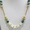 Eminent Beautiful Designer Rosary beaded necklace Set, Multi Layered India Fashion Jewelry Set, Stylish handmade Pearl Jewelry, Kundan Polki Art. view 4