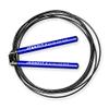 JerkFit Omega Speed Rope, Ultra Fast Jump Rope for Cross Training, WODs, Boxing MMA Training, Fully Adjustable Without Tools, Comes with Carry Bag (Blue & Black) view 1