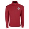 Vantage Apparel Minor League Baseball Nashville Sounds 1/4-Zip Tech Pullover, Sport Red, Medium view 1