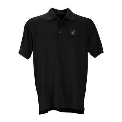 528RC Minor League Baseball Albuquerque Isotopes Men's Performance Mesh Polo Shirt, XX-Large, Black