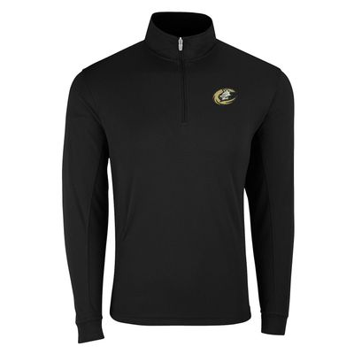 Vantage Apparel Minor League Baseball Charlotte Knights 1/4-Zip Tech Pullover, Black, Large