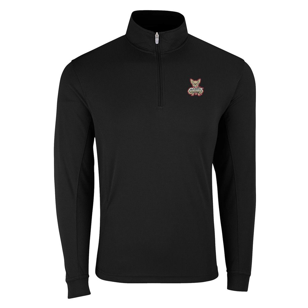Vantage Apparel Minor League Baseball El Paso Chihuahuas 1/4-Zip Tech Pullover, Black, 2XL