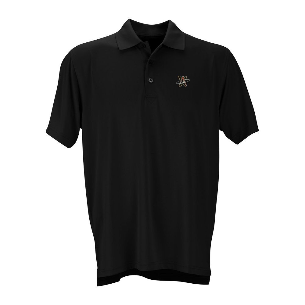 528RC Minor League Baseball Albuquerque Isotopes Men's Performance Mesh Polo Shirt, 5X-Large, Black