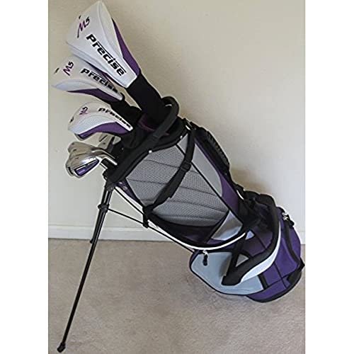 Petite Ladies Complete Golf Set - for Women 5'0"-5'5" Tall Driver, Wood, Hybrid, Irons, Putter Bag